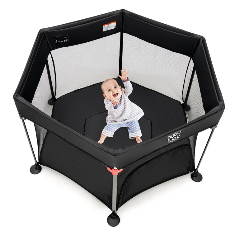 Costway sales wooden playpen